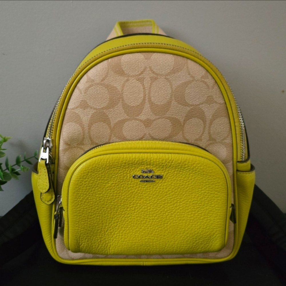 Coach mini court backpack 💖